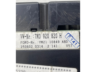 Přístrojová deska  Volkswagen Sharan 2003 7M3920820H  