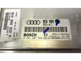 Комплект блоков управления 8E0909552N, 0261207580   Audi A4 S4 B6 8E 8H