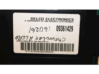 Блок управления 09361429, 09361429   Chevrolet Alero