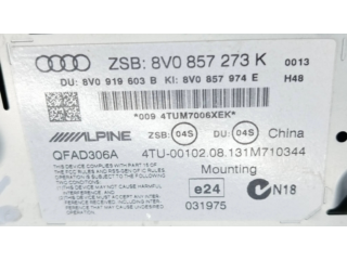 Дисплей    8V0857273K, 8V0919603B   Audi A3 S3 8V