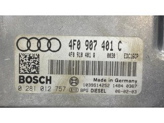 Комплект блоков управления 4F0907401C, 4F0910401Q   Audi A6 S6 C6 4F