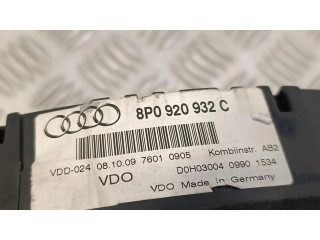 Панель приборов 8P0920932C, 81071521   Audi A3 S3 A3 Sportback 8P       