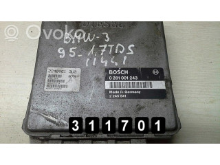Řídící jednotka 0281001243   BMW 5 E34 1995