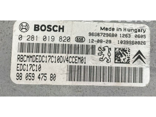 Řídící jednotka 0281019820, 0281019820   Peugeot 208 2012