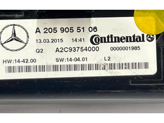 Блок управления климат-контролем A2059055106, A2C93754000   Mercedes-Benz C W205