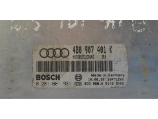 Блок управления двигателя 4B0907401K, 28RTE282   Audi A6 S6 C5 4B