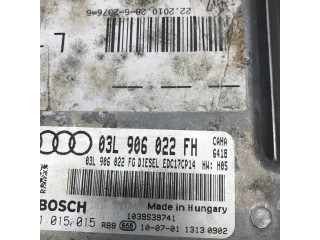 Блок управления двигателя 03L906022FH, 015015   Audi A6 S6 C6 4F