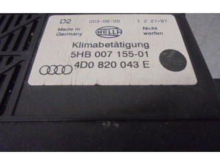 Блок управления климат-контролем 4D0820043E, 5HB00715501   Audi A8 S8 D2 4D