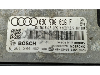 Блок управления двигателя 03C906016F, 0261S04652   Audi A3 S3 8P