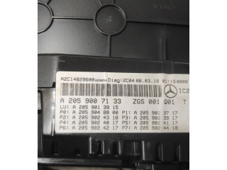 Панель приборов A2059007133, A2059023717   Mercedes-Benz GLC X253 C253       