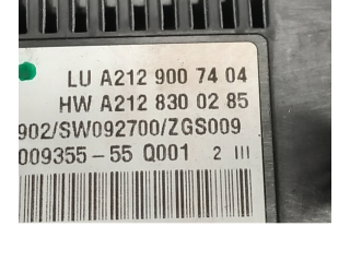 Блок управления климат-контролем A2128300285, 85555Q001   Mercedes-Benz E A207