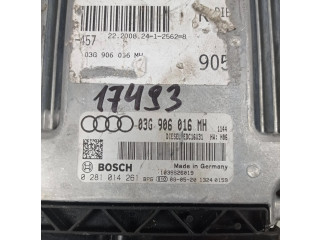 Блок управления двигателя 03G906016MH, 0281014261   Audi A6 S6 C6 4F