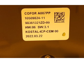 Блок управления климат-контролем 98361321ZD, 98361321ZD   Citroen C5 X