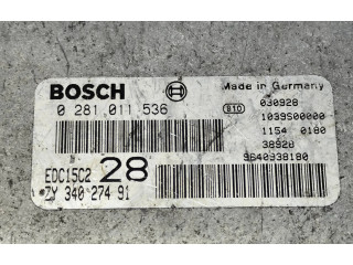 Řídící jednotka 0281011536, 9640938180   Suzuki Grand Vitara I 2002