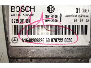 Блок подушек безопасности A1648209826, 0285001997   Mercedes-Benz R AMG W251