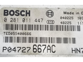Блок управления двигателем ECU 0281011447   Chrysler Voyager       