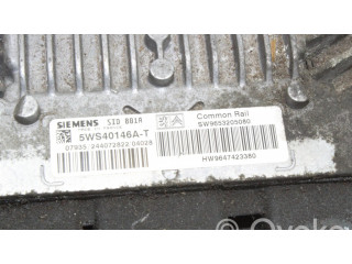 Блок управления двигателя 5WS40146AT, 9647423380   Citroen Berlingo