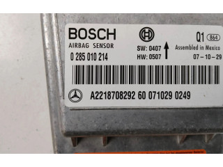 Блок подушек безопасности A2218708292, 0285010214   Mercedes-Benz S W221