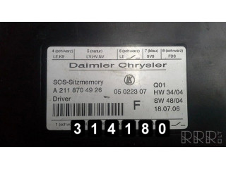 Řídící jednotka A2118704926   Mercedes-Benz ML W164 2006