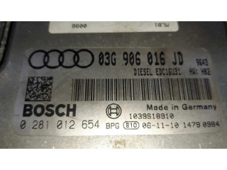 Блок управления двигателем Блок управления 03G906016JD, 0281012654   Audi A4 Allroad