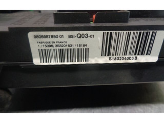 Pojistková skříňka Řídící jednotka BSM 9806887880, S180204003B   Peugeot 308 2015