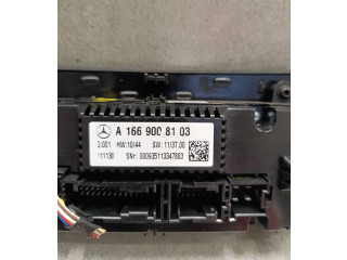Блок управления климат-контролем A1669008103, HW1044   Mercedes-Benz ML W166