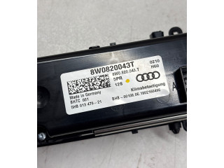 Блок управления климат-контролем 8W0820043T, 5HB01347921   Audi A5