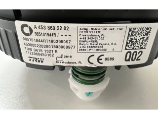 Подушка безопасности водителя A4538602202, 985101944R   Smart ForTwo III C453