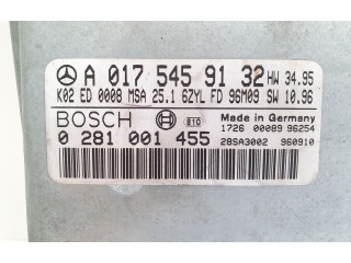 Řídící jednotka A0175459132, 0281001455   Mercedes-Benz S W140 1996