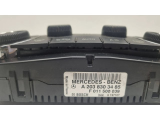 Блок управления климат-контролем A2038303485, 2038303485   Mercedes-Benz C W203