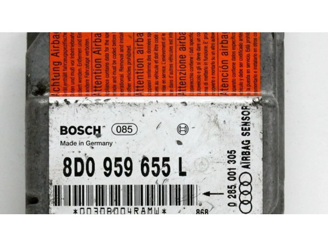 Блок подушек безопасности 8D0959655L   Audi A4 S4 B5 8D