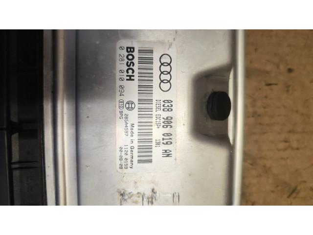 Блок управления двигателя 038906019AN, 0281010094   Audi A6 S6 C5 4B