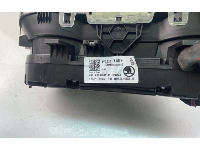 Přístrojová deska  Skoda Fabia Mk3 (NJ) 2017 6V0920740E  