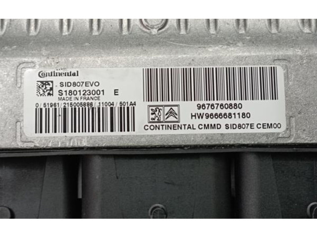 Řídící jednotka 9676760880, 9666681180   Peugeot 508 2011