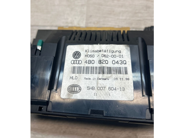 Блок управления климат-контролем 4B0820043Q, D620001   Audi A6 S6 C5 4B