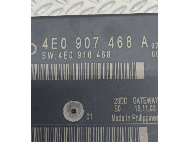 Řídící jednotka 4E0907468A, 4E0910468   Audi A8 S8 D3 4E 2006