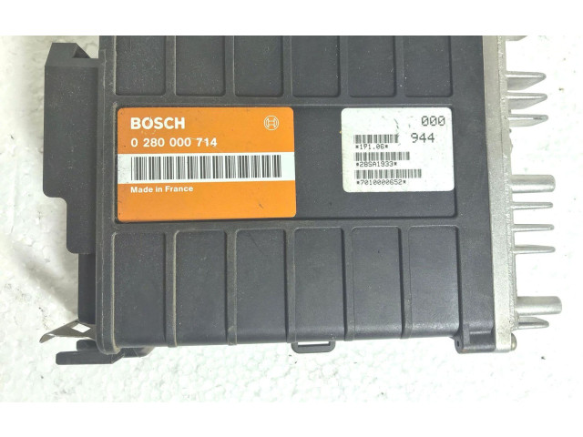 Блок управления двигателя 0280000714, 0280000714   Fiat Uno