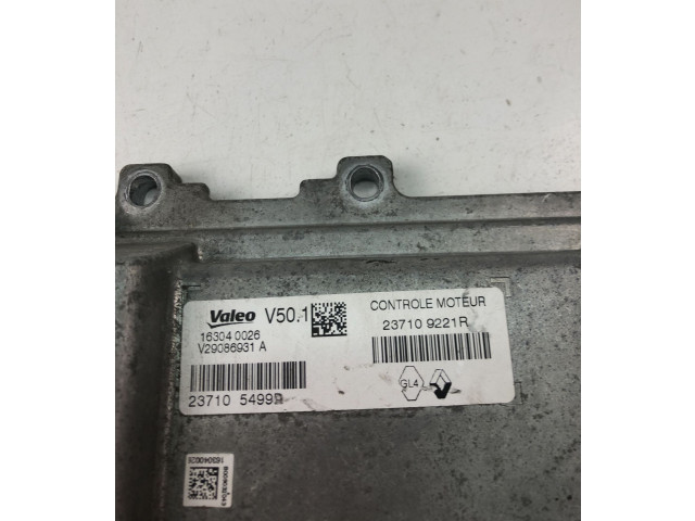 Řídící jednotka 237109221R, 237105499R   Renault Captur 2014