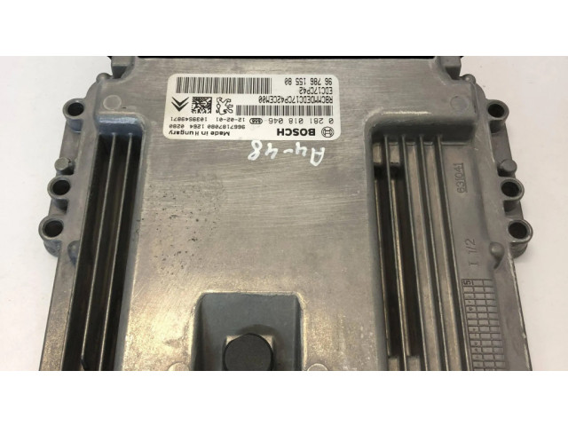 Řídící jednotka 9678615580, 0281018046   Citroen C5 2012