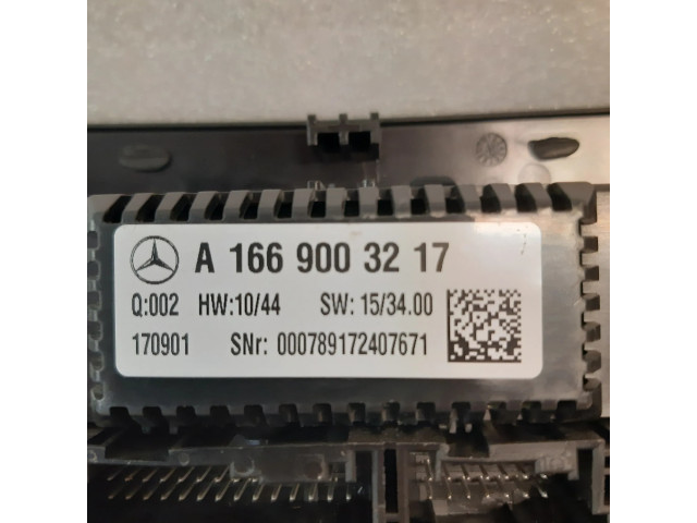 Блок управления климат-контролем A1669003217   MercedesBenz GLE (W166 - C292)