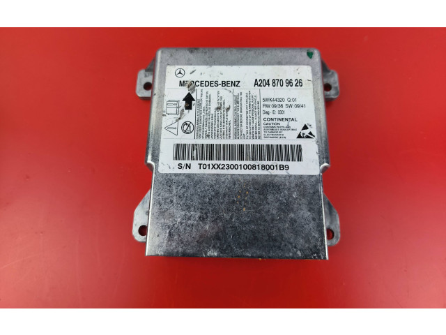 Блок подушек безопасности A2048709626   Mercedes-Benz GLK (X204)