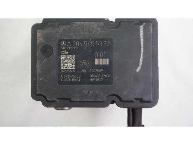 Jednotka ABS A2044310612, A2045455332   Mercedes-Benz C W204 2007