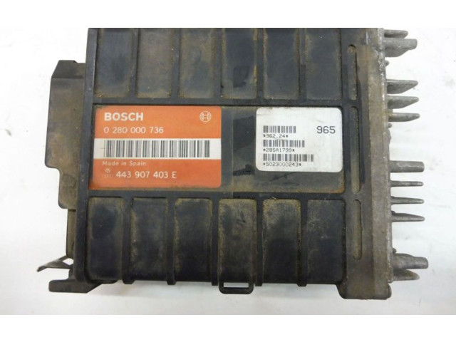 Řídící jednotka 0280000736, 0280000736   Seat Toledo I (1L) 1991