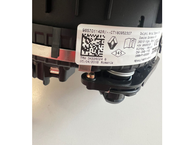 Подушка безопасности водителя 985701142R, 34226024G   Dacia Sandero