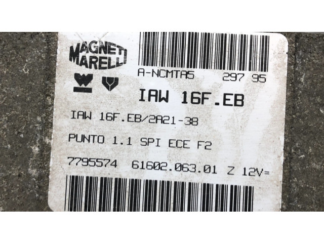 Блок управления двигателя 7795574, 6160206301   Fiat Punto (176)