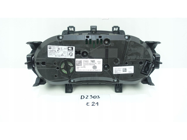 Přístrojová deska  Volkswagen Touran III 2020 5TA920740D, 5TA920740D  