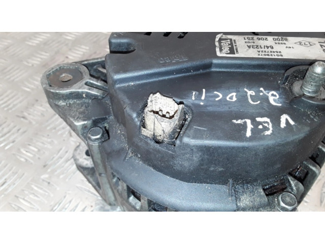 Генератор 8200206251, SG12B072   Renault Vel Satis 2.2     