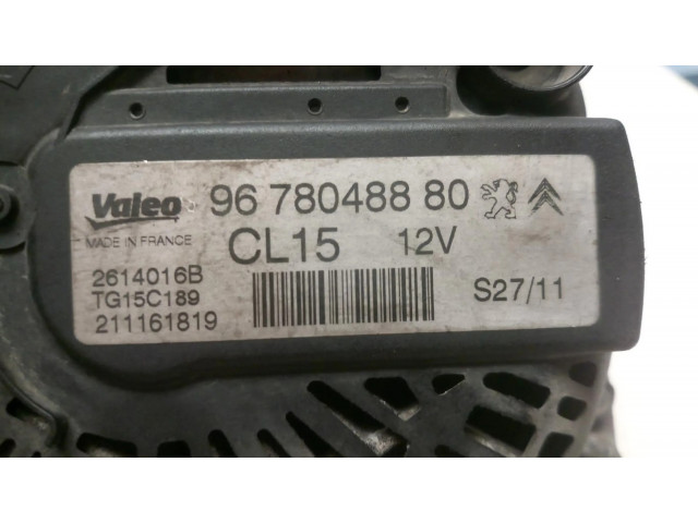 Генератор 9678048880, ALTERNADOR   Citroen C3 1.4     