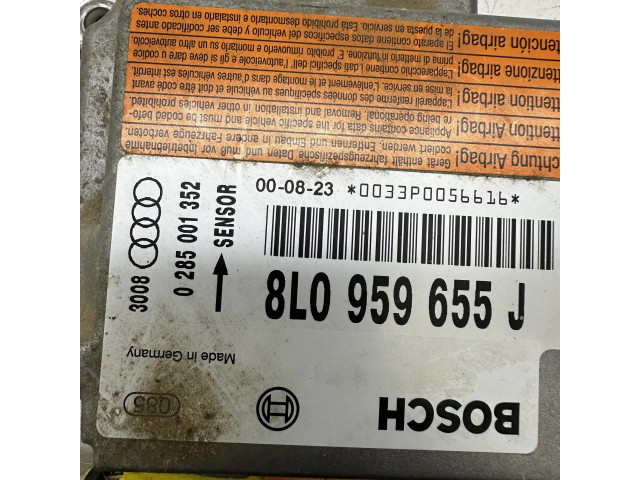 Блок подушек безопасности 8L0959655J, 0285001352   Audi A3 S3 8L