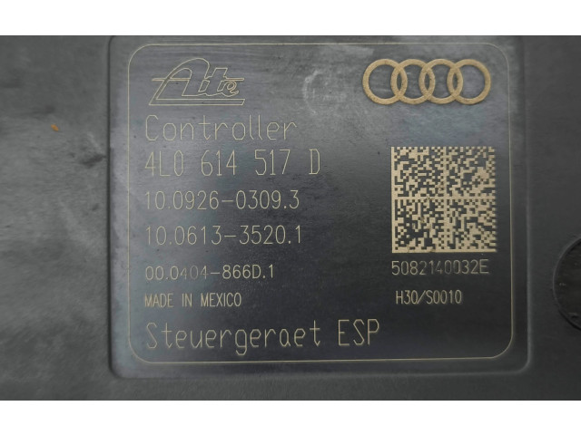 Jednotka ABS 4L0614517D, 10021200744   Audi Q7 4L 2008